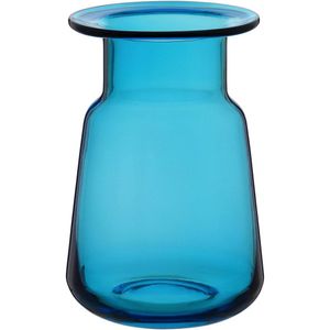 Vaso 20x12x12cm Vidro Azul