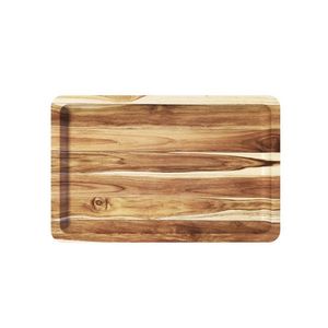 Gamela De Madeira Teca Slim Para Churrasco - Stolf