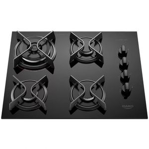 Cooktop A Gás 4 Bocas Dako Supreme Com Queimador Tripla Chama Bivolt
