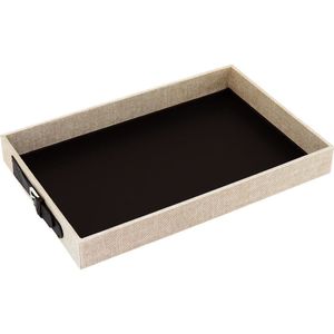 Vênus Bandeja 5X39X23Cm Sintético Bege Pequeno