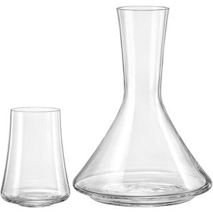 Bohemia Xtra Jg Decanter/Copos 26,4X19,2X28,8Cm 1,4L/400Ml Cristal Transp 3Pç