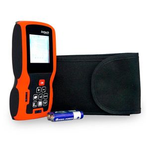 Trena A Laser Intech Machine Exata30 Digital 30 Metros Laranja E Preto
