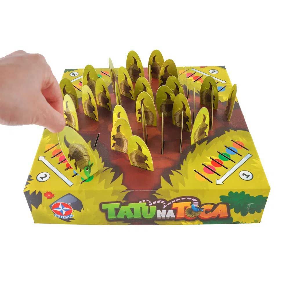 Jogo De Tabuleiro - Tatu Na Toca - Estrela - WebContinental