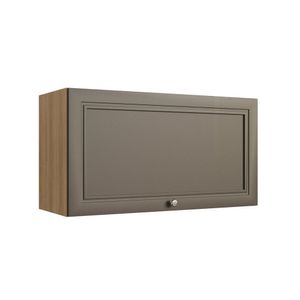 Armário De Cozinha Aéreo Maior 1 Porta Basculante Classica Montana/Bronze