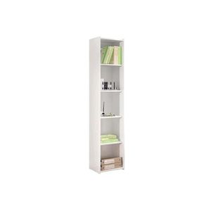 Estante Livreiro Casal Esm206 C/ 4 Prateleiras Branco - Movelbento