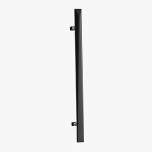 Puxador Ascot 1600Mm Texturizado Pado Preto