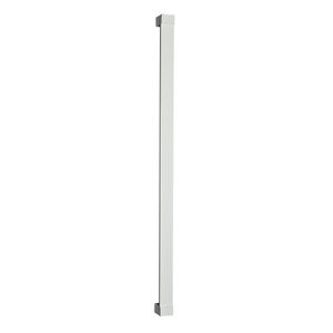 Puxador Sm Inox Texturizado 1200Mm Berlim Pado Branco Texturizado