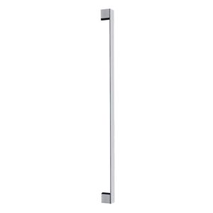 Puxador Em Inox Escovado 1000Mm Sm Beethoven Pado Prata