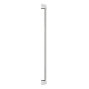 Puxador Em Inox 600Mm Sm Beethoven Pado Branco Texturizado
