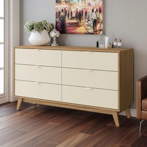 Cômoda Kappesberg 6 Gavetas Itapuã/argila