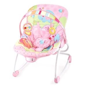 Cadeirinha De Balanço Rocker Com Sistema Vibratório Mastela 6903 Rosa
