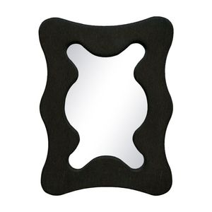 Espelho Emoldurado Teddy 70X52Cm Orgânico Preto