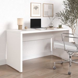 Escrivaninha Reta Modular 135Cm Ficus Branco