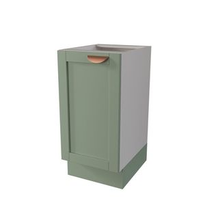 Balcão 1 Porta 40Cm Sem Tampo Arizona Branco/Menta