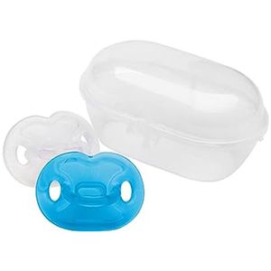 Kit 2 Chupetas - Silicone - 0-6m - Azul - Lolly Kinddy