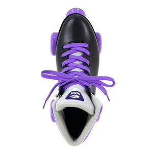 Patins Bel Quad Retro Basic Preto/Roxo Tam 35