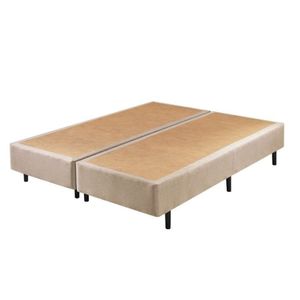 Somiê Eco Paglia Liso King 193X203X40Cm Ecoflex Bege