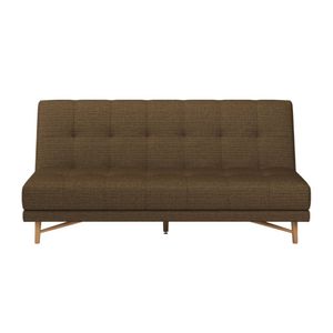 Sofá Cama 190Cm Bossa Nova 105 Alves Pereira Marrom/Preto