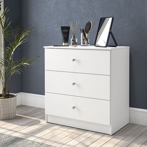 Cômoda Gandu 3 Portas Benfácil Branco