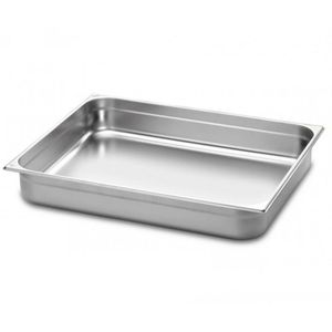 Cuba Gastronomica Inox Gn 1/1 X 100mm (530X325mm)