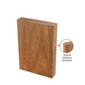 Batente Tauari Sem Rebaixo 215X18X3,5Cm Mapaf Marrom Claro