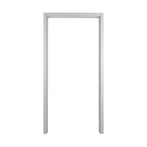 Kit Batente Com Alisar Regulável 2 Lados 16Cm Mgm Branco
