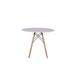 Kit Mesa Jantar Eiffel 100cm Branca + 03 Cadeiras Leda - Branca