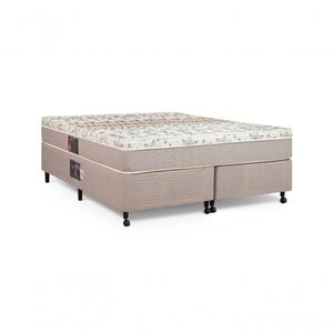 Cama Box + Colchão Castor Queen Class One Face Pocket 158x198x52cm