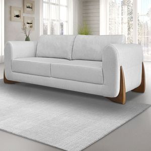 Sofá 2 Lugares 160cm Linho Djon Spezzia Decor Grigio