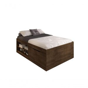 Cama Box Sapateira Vanessa Casal 1,38 Malbec - Framar Móveis
