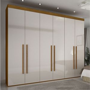 Guarda Roupa Casal Maya 6 Portas E 6 Gavetas Imbuia