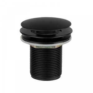 Válvula De Escoamento 1.1/4? Para Tanque Click Up Ducon Metais Preto Fosco