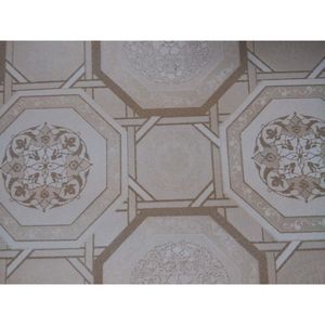 Papel De Parede Vinilico Book Amalfirolo 53cmx10m Arabescos Geométricos Bege