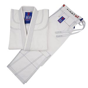 Kimono Jiu-jitsu Fightart Treino Blanc Tamanho A1 1/2