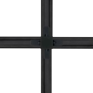 Conector Emenda Llum Tipo X Para Trilho Eletrificado Bivolt Preto