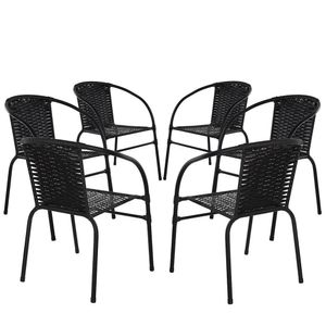 6 Cadeiras Happy Hour Para Jardim Estilo Beleza Com Qualidade Panero