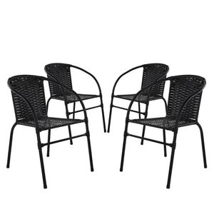 4 Cadeiras Happy Hour Para Jardim Estilo Beleza Com Qualidade Panero