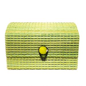 30 Mini Caixas De Bambu Porta Joias Anel Colar Brincos Caixas De Armazenamento Qualidade Verde