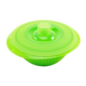 Tigela De Silicone Cozimento Vapor Legumes Verde Silikomart