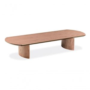 Mesa De Centro Genebra Univ Retangular 160 Cm Carvalho Amêndoa