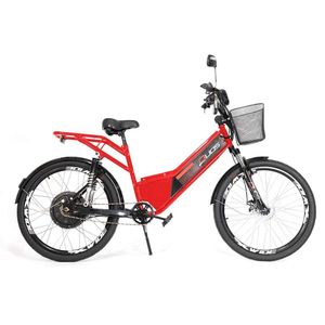 Bicicleta Elétrica - Confort Full - 800W - Vermelha - Duos Bikes