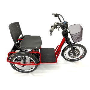 Triciclo Elétrico Duos Fox 800W 13Ah Lithium - Vermelho - Duos Bike