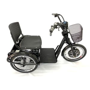 Triciclo Elétrico Duos Fox 800W 13Ah Lithium - Preto - Duos Bike
