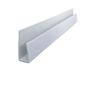 Roda Forro Perfil "U" 8Mmx3Cmx3,00M Bariri Branco Gelo