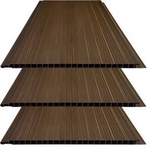 Forro De Pvc Plus 6 Unidades - Mogno