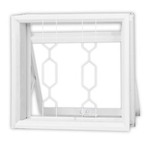 Maxim-Ar Aço 1 Seção Grade 60Cmx80Cm Requadro 12Cm Branca