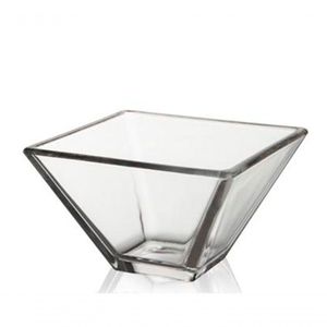 Vaso Geométrico Quadrado Trasparente 3670 P Tr