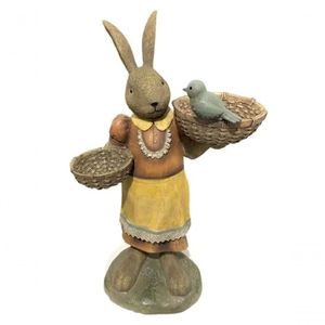Escultura Em Resina Coelha Wilma
