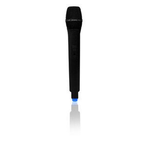 Microfone S/fio Ldu-801 Uhf Mao Duplo Preto Loud
