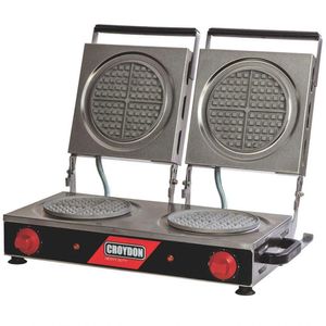 Máquina De Waffle Elétrica Croydon Redonda Dupla Mwrd 110v